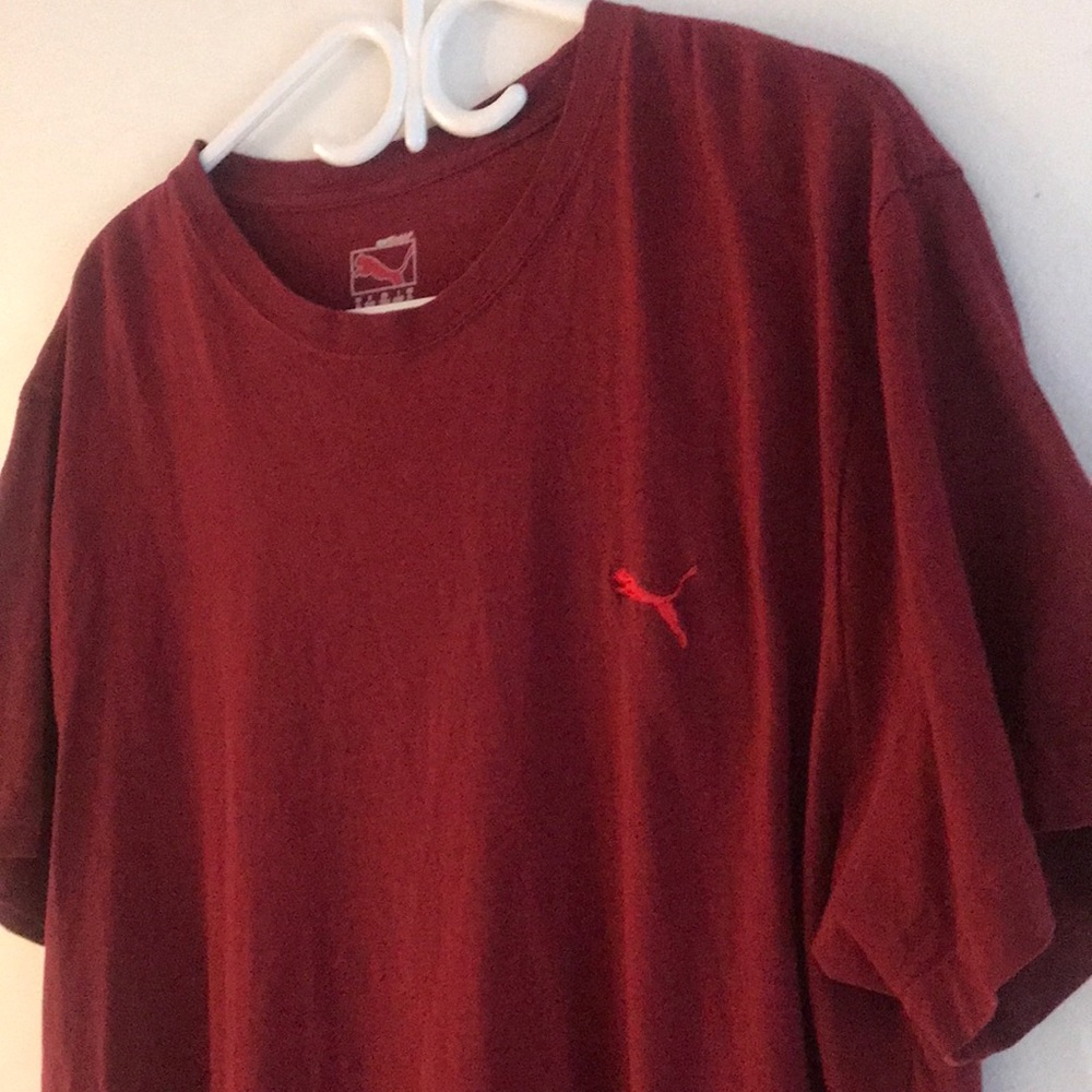 Sharp Puma maroon with blood red Puma sewn Logo!